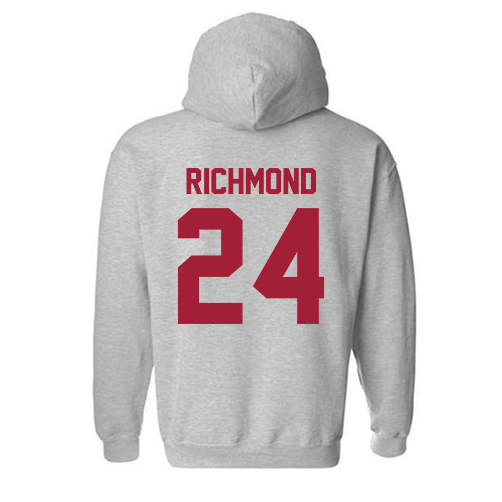 Arkansas - NCAA Men's Basketball : Billy Richmond - Hooded Sweatshirt-1