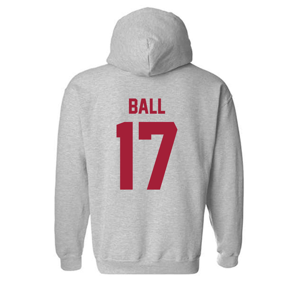 Arkansas - NCAA Women's Soccer : Kennedy Ball - Hooded Sweatshirt-1