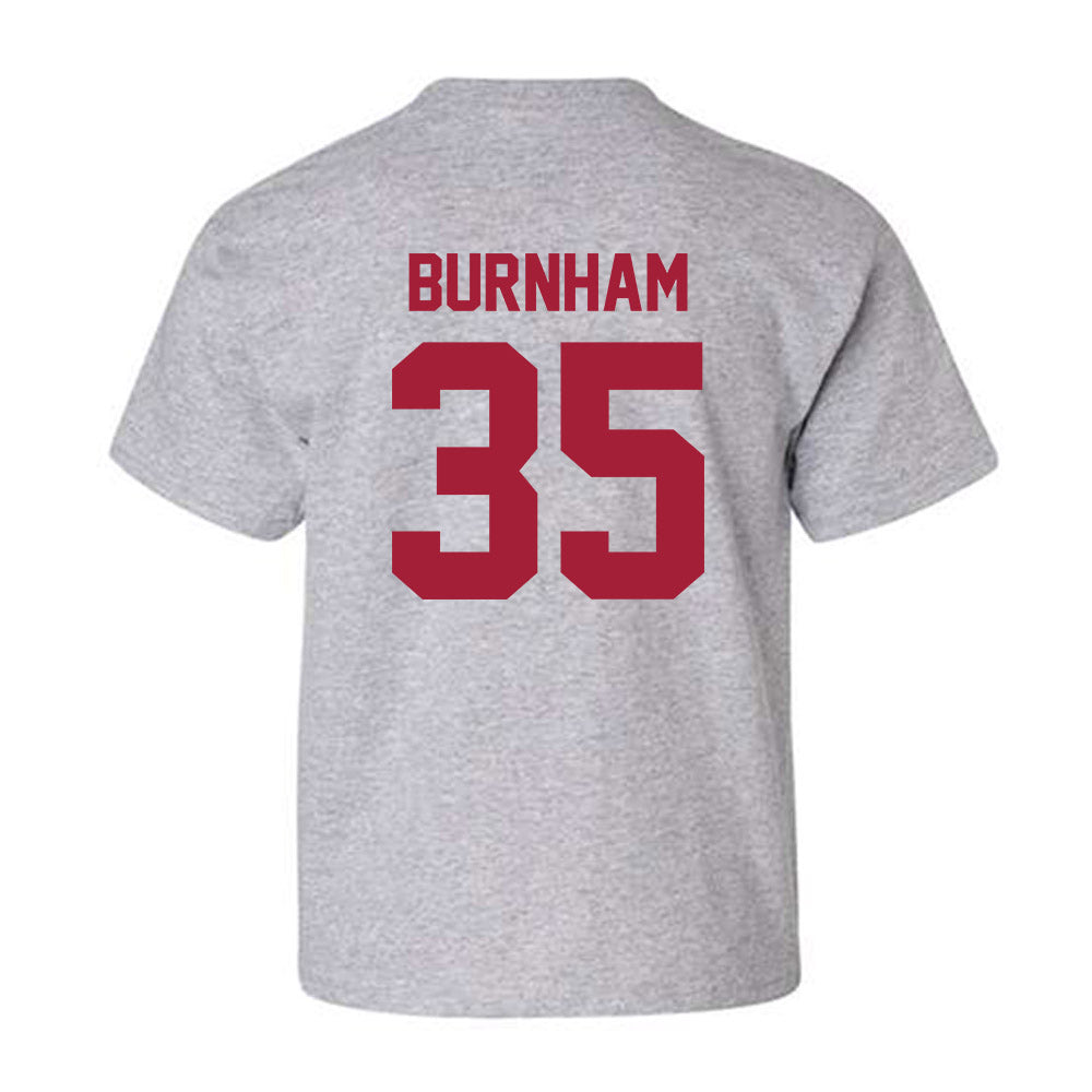 Arkansas - NCAA Baseball : Ty Burnham - Youth T-Shirt-1