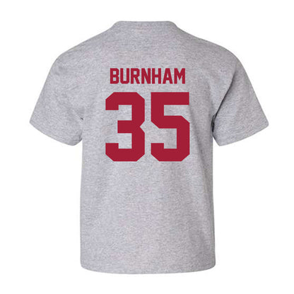 Arkansas - NCAA Baseball : Ty Burnham - Youth T-Shirt-1