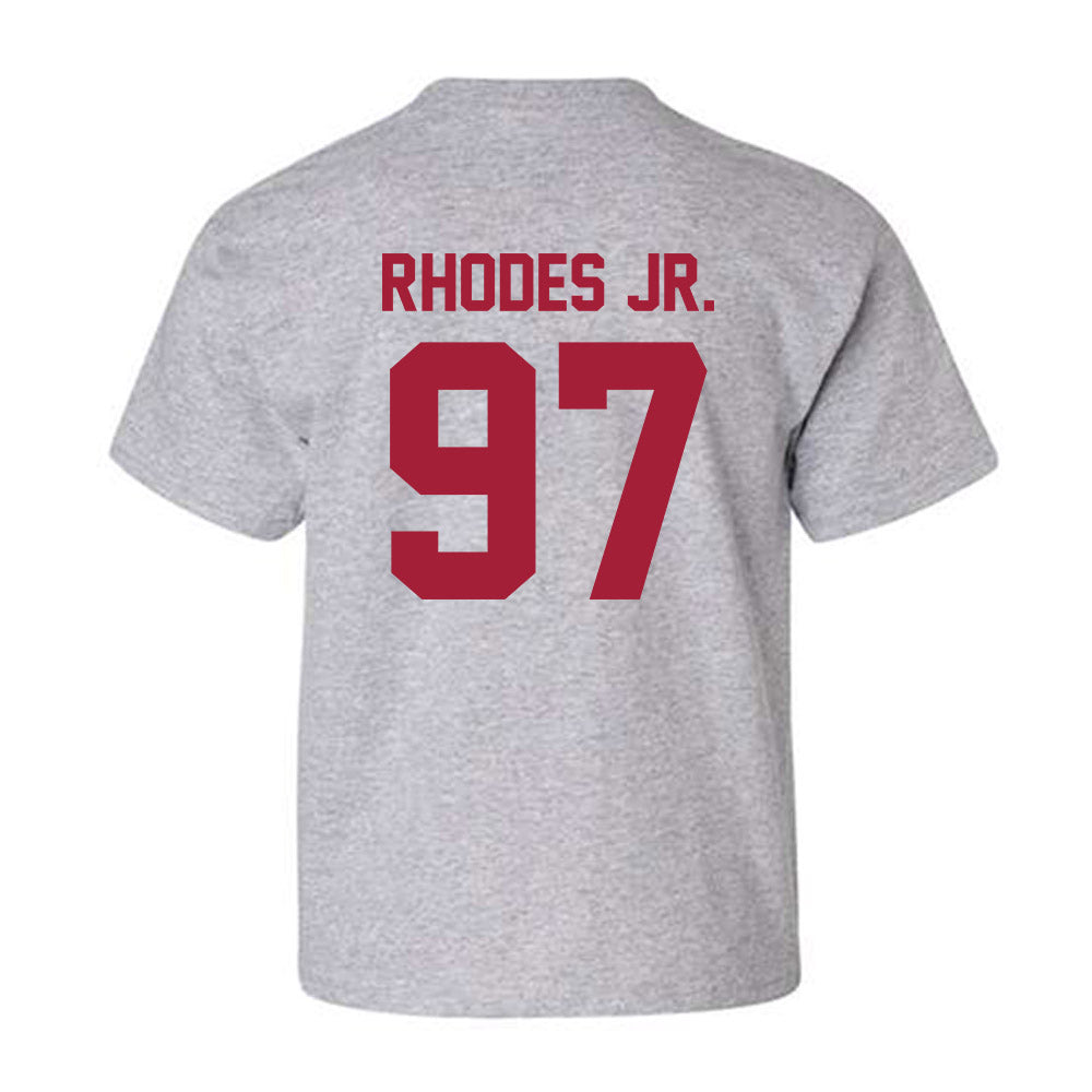 Arkansas - NCAA Football : Quincy Rhodes Jr. - Youth T-Shirt-1