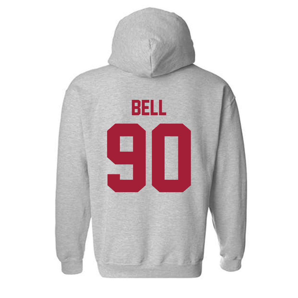 Arkansas - NCAA Football : Caleb Bell - Hooded Sweatshirt-1