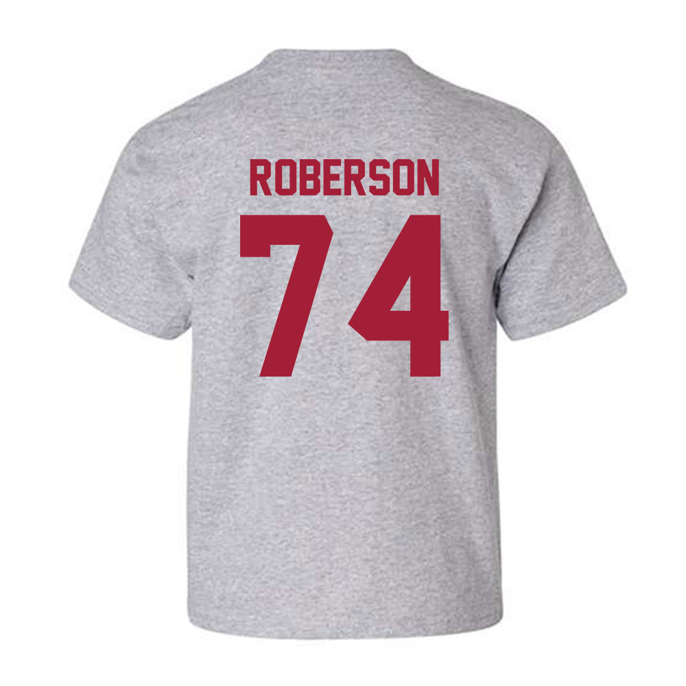 Arkansas - NCAA Football : Terence Roberson - Youth T-Shirt-1