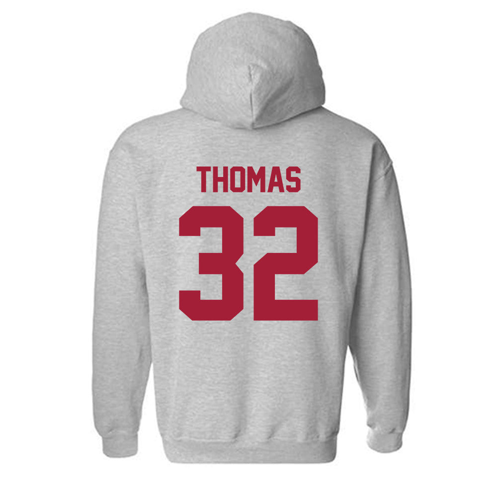Arkansas - NCAA Women's Basketball : D'Asia Thomas - Hooded Sweatshirt-1