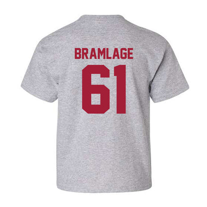 Arkansas - NCAA Football : Kaden Bramlage - Youth T-Shirt-1