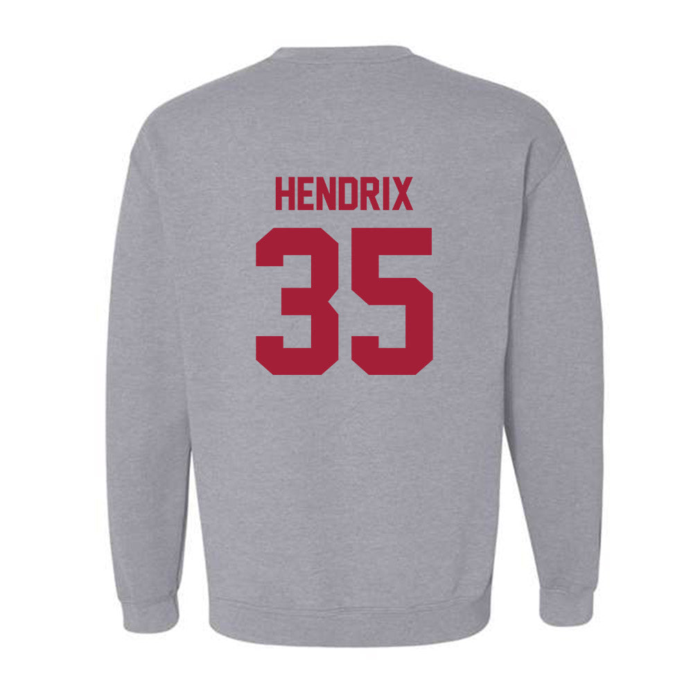 Arkansas - NCAA Football : Hutson Hendrix - Crewneck Sweatshirt-1