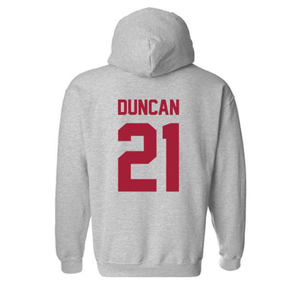 Arkansas - NCAA Women's Volleyball : Parker Duncan - Hooded Sweatshirt-1