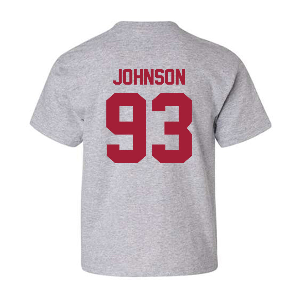 Arkansas - NCAA Football : Keiundre Johnson - Youth T-Shirt-1