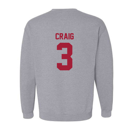 Arkansas - NCAA Women's Soccer : Nuria Craig - Crewneck Sweatshirt-1