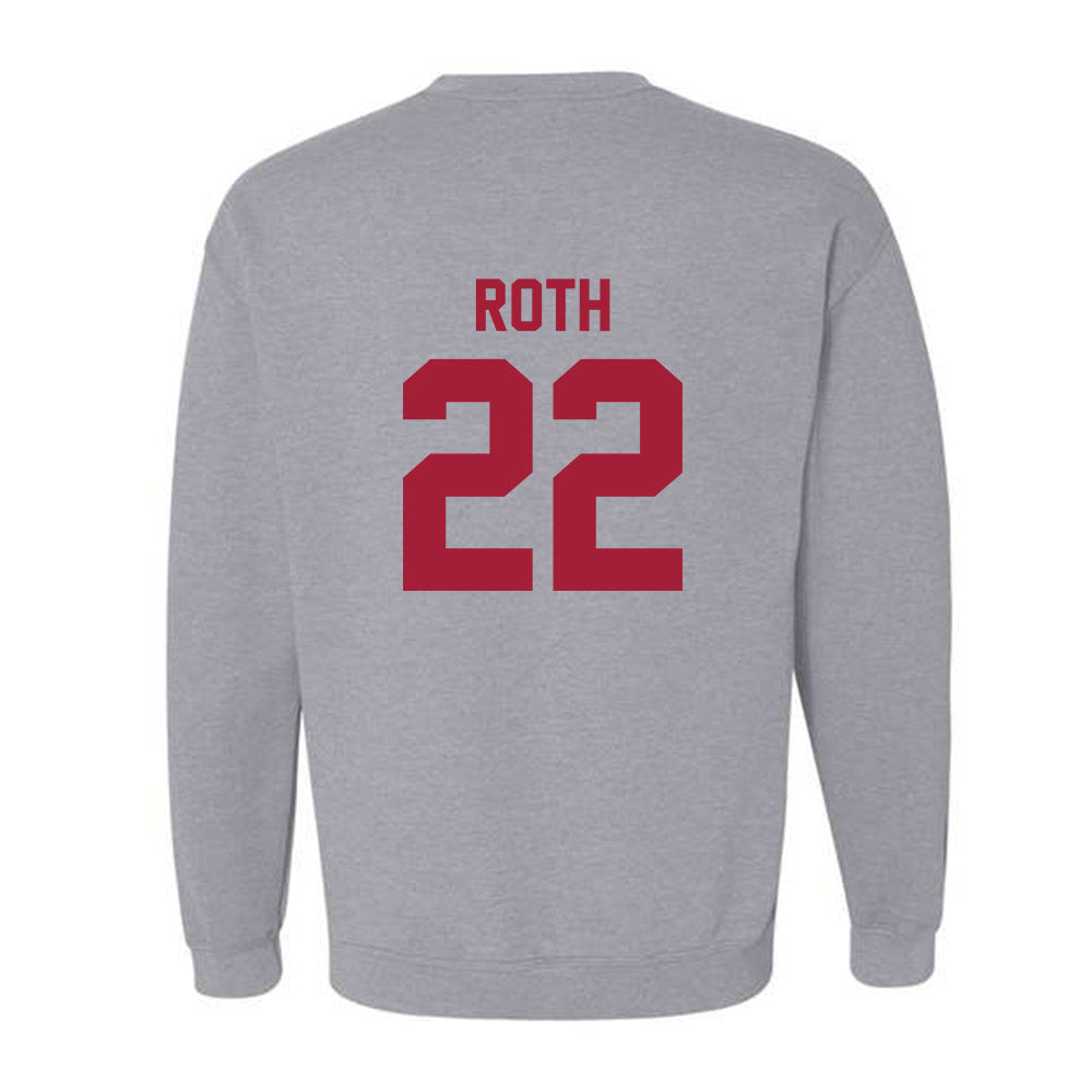 Arkansas - NCAA Women's Volleyball : Ava Roth - Crewneck Sweatshirt-1