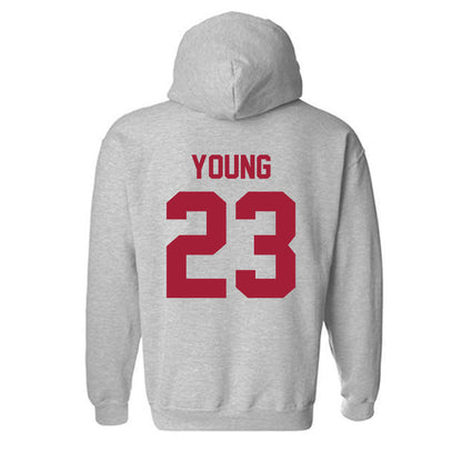 Arkansas - NCAA Football : Kevin Young - Hooded Sweatshirt-1