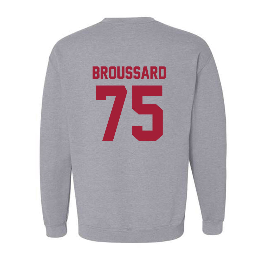Arkansas - NCAA Football : Kavion Broussard - Crewneck Sweatshirt-1