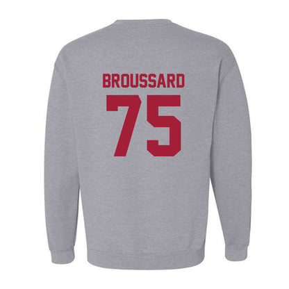 Arkansas - NCAA Football : Kavion Broussard - Crewneck Sweatshirt-1