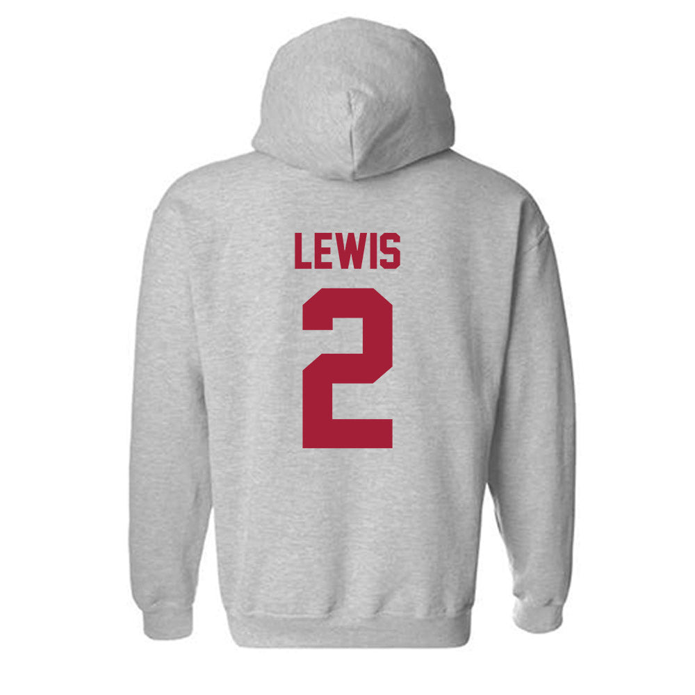 Arkansas - NCAA Football : Shelton Lewis - Hooded Sweatshirt-1