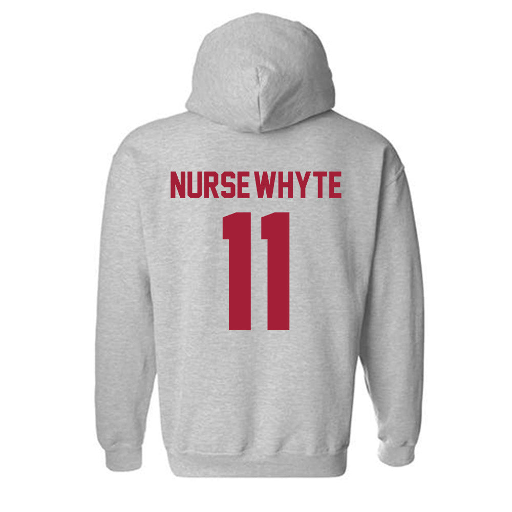 Arkansas - NCAA Women's Soccer : Aniyah Nurse-Whyte - Hooded Sweatshirt-1