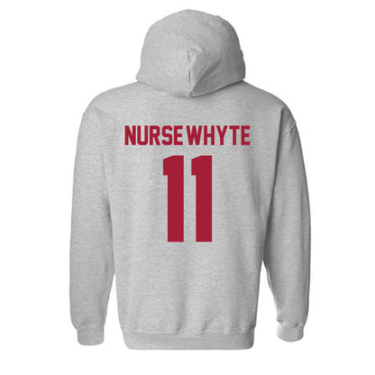 Arkansas - NCAA Women's Soccer : Aniyah Nurse-Whyte - Hooded Sweatshirt-1