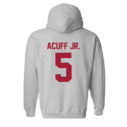 Arkansas - NCAA Men's Basketball : Darius Acuff Jr. - Hooded Sweatshirt-1