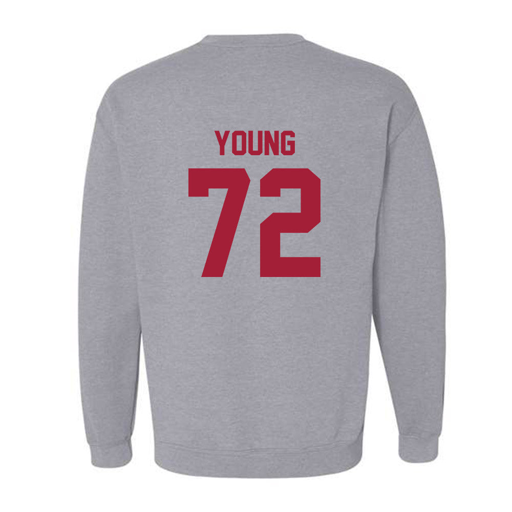 Arkansas - NCAA Football : Tucker Young - Crewneck Sweatshirt-1