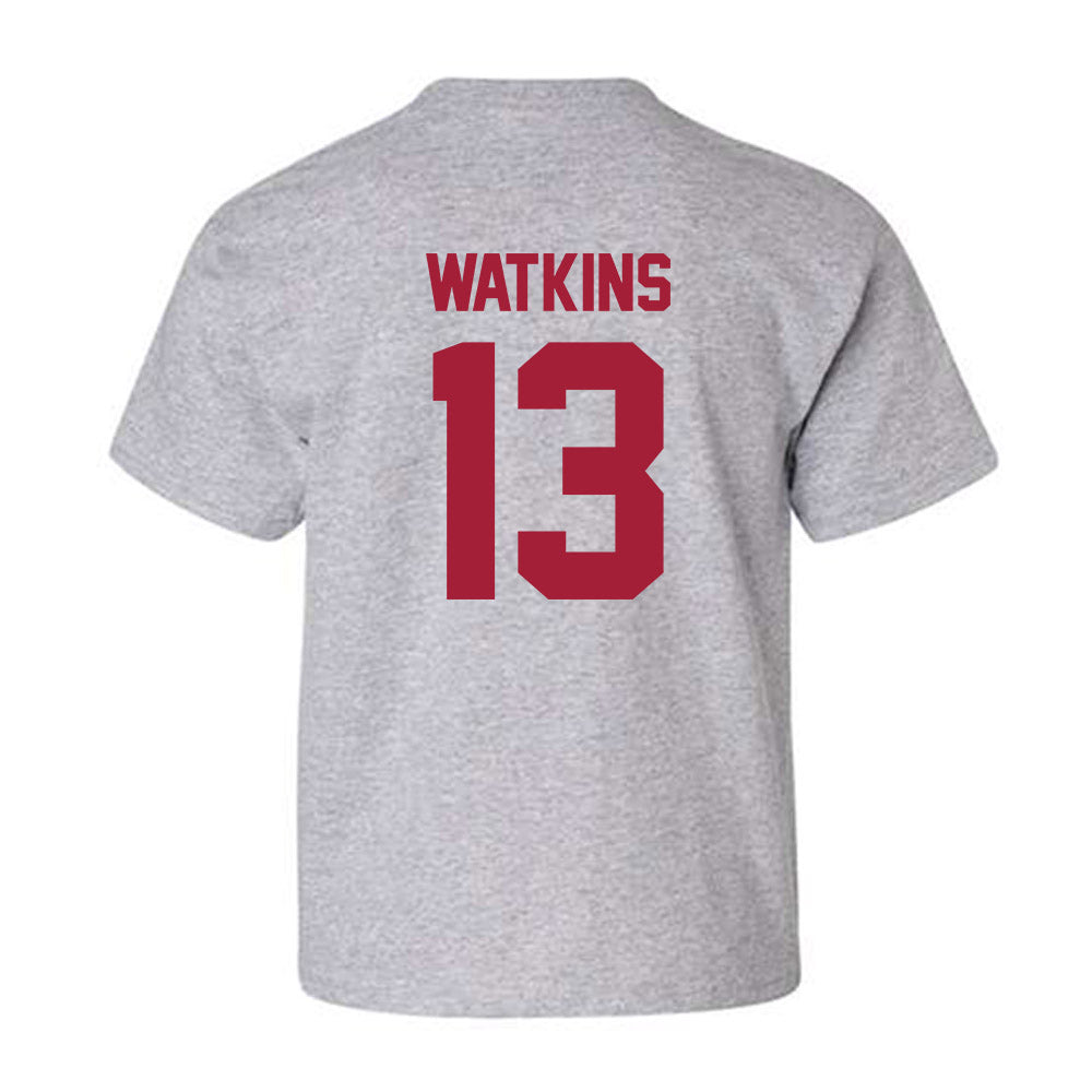 Arkansas - NCAA Football : Jelani Watkins - Youth T-Shirt-1