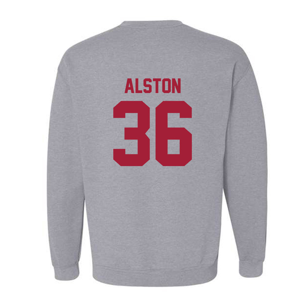 Arkansas - NCAA Football : Brian Alston - Crewneck Sweatshirt-1