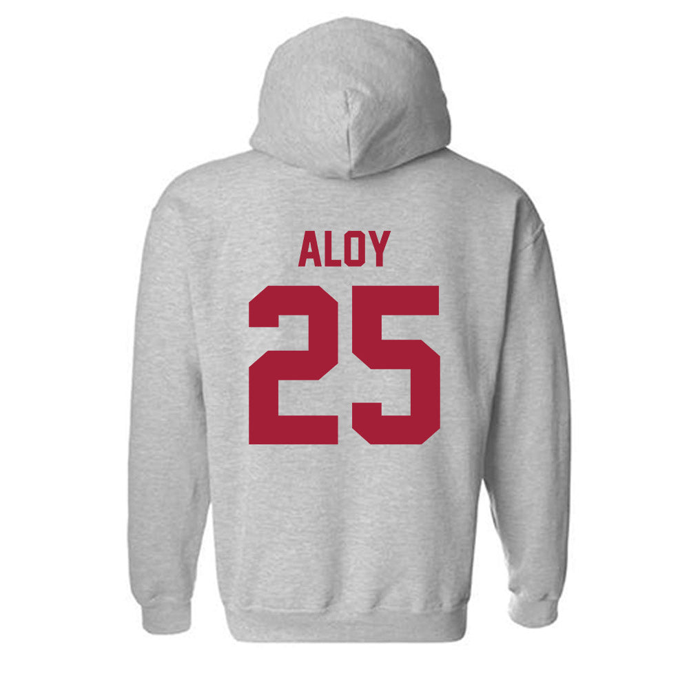 Arkansas - NCAA Baseball : Kuhio Aloy - Hooded Sweatshirt-1