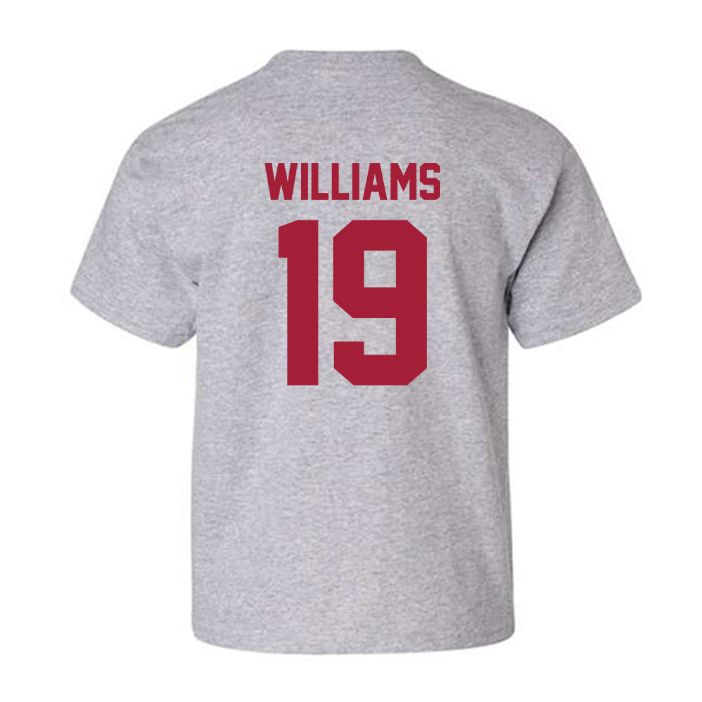 Arkansas - NCAA Football : Kyndrick Williams - Youth T-Shirt-1