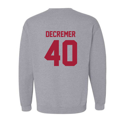 Arkansas - NCAA Baseball : James DeCremer - Crewneck Sweatshirt-1