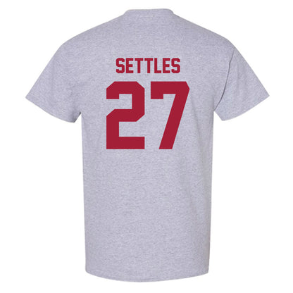 Arkansas - NCAA Football : Cameron Settles - T-Shirt-1