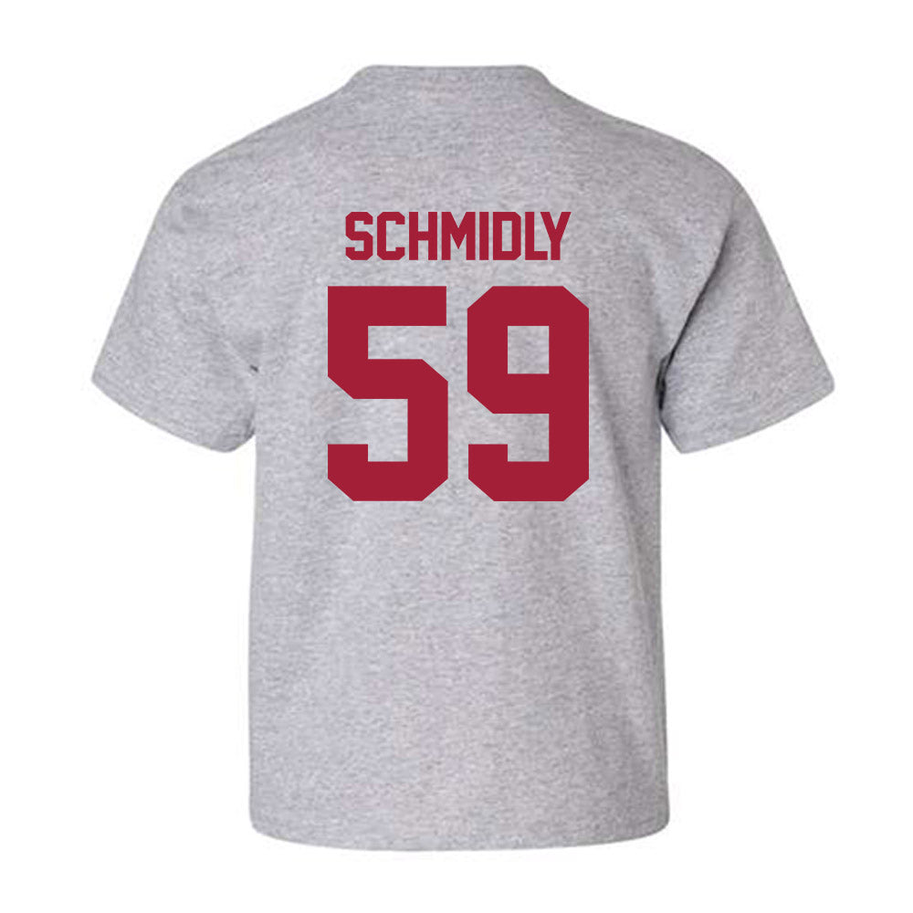 Arkansas - NCAA Football : Max Schmidly - Youth T-Shirt-1