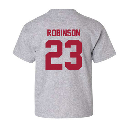 Arkansas - NCAA Women's Basketball : Emily Robinson - Youth T-Shirt-1
