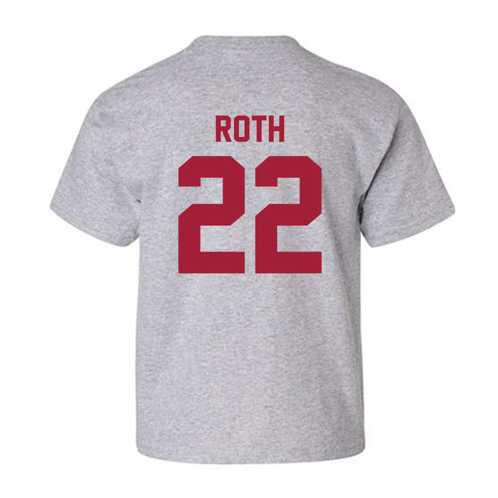 Arkansas - NCAA Women's Volleyball : Ava Roth - Youth T-Shirt-1