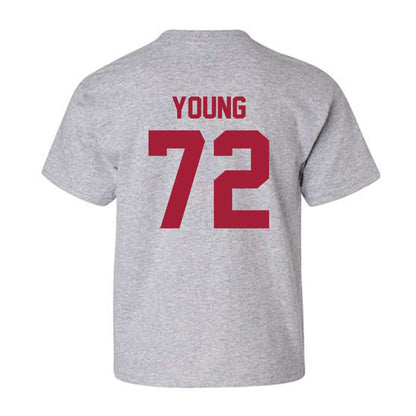 Arkansas - NCAA Football : Tucker Young - Youth T-Shirt-1