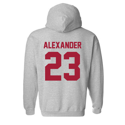 Arkansas - NCAA Women's Volleyball : Aleki Alexander - Hooded Sweatshirt