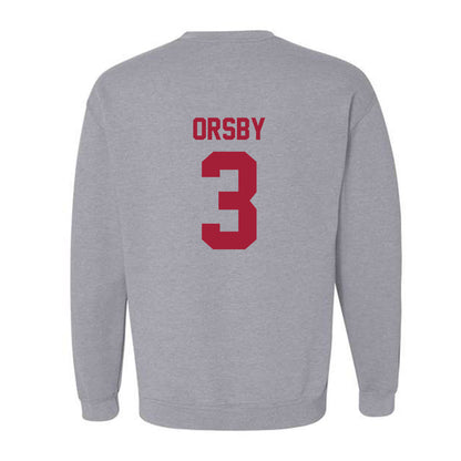 Arkansas - NCAA Women's Basketball : Allannah Orsby - Crewneck Sweatshirt-1