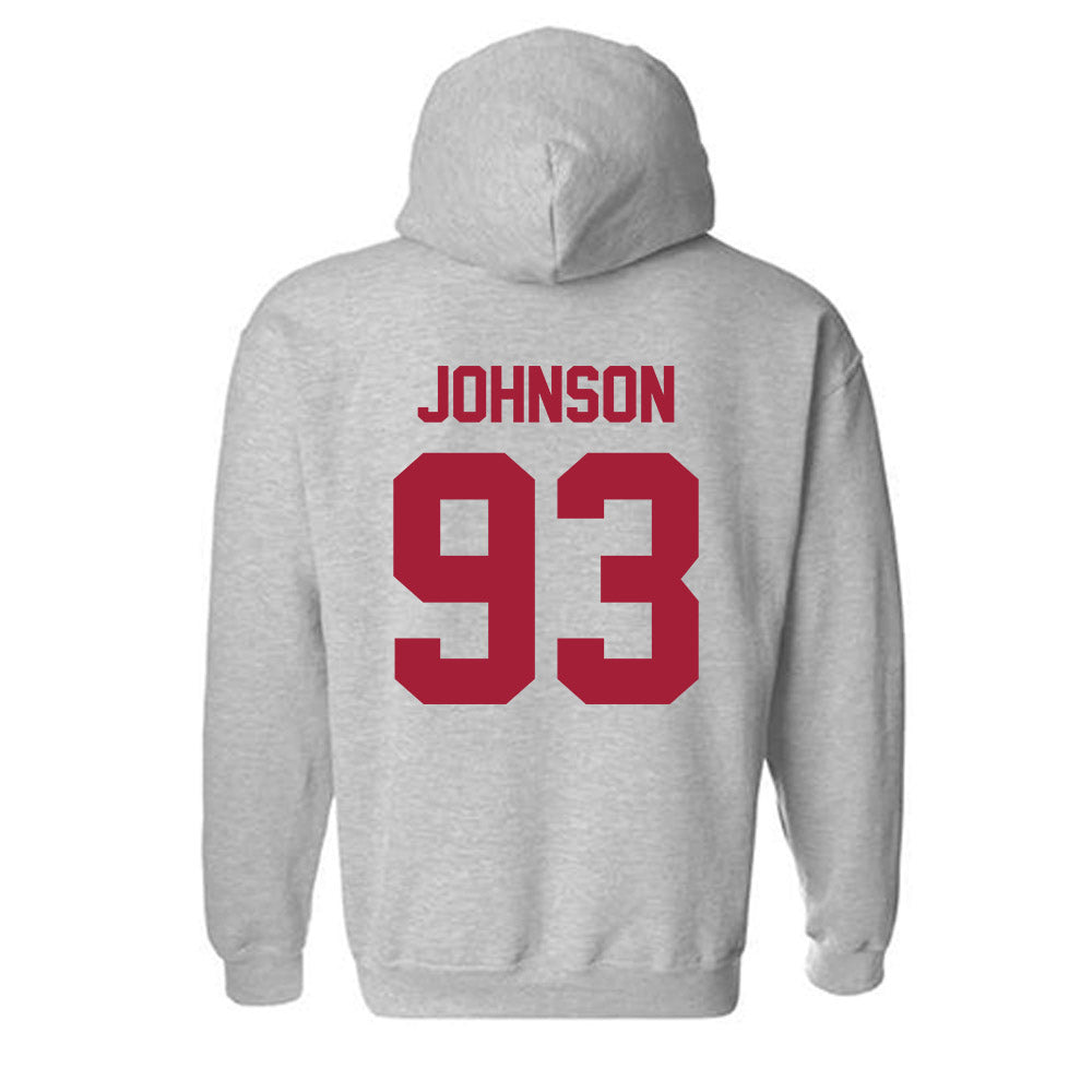Arkansas - NCAA Football : Keiundre Johnson - Hooded Sweatshirt-1