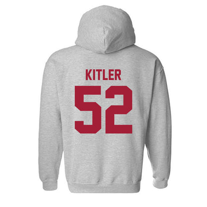 Arkansas - NCAA Football : Caden Kitler - Hooded Sweatshirt-1