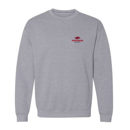 Arkansas - NCAA Baseball : Max Holland - Crewneck Sweatshirt-0