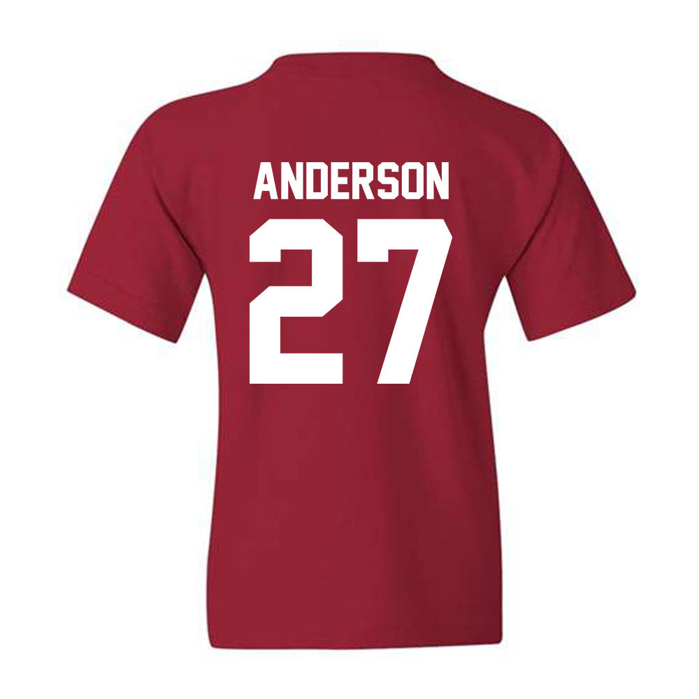 Arkansas - NCAA Women's Soccer : Dejionee Anderson - Classic Shersey Youth T-Shirt