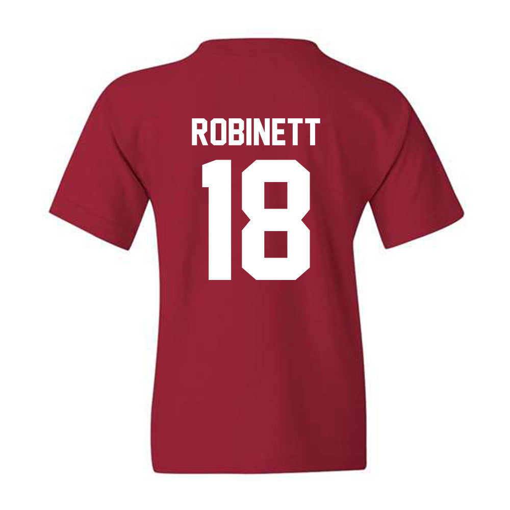 Arkansas - NCAA Baseball : Reese Robinett - Classic Shersey Youth T-Shirt