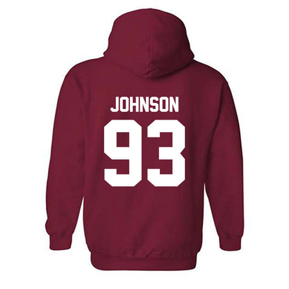 Arkansas - NCAA Football : Keiundre Johnson - Classic Shersey Hooded Sweatshirt-1