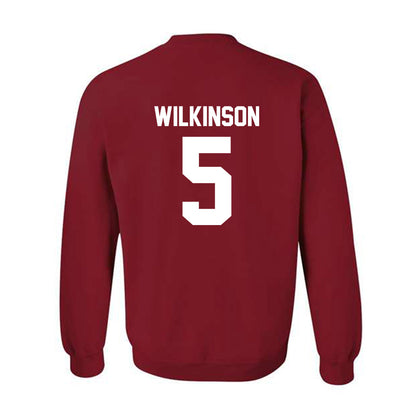 Arkansas - NCAA Men's Basketball : Jeremiah Wilkinson - Classic Shersey Crewneck Sweatshirt-1