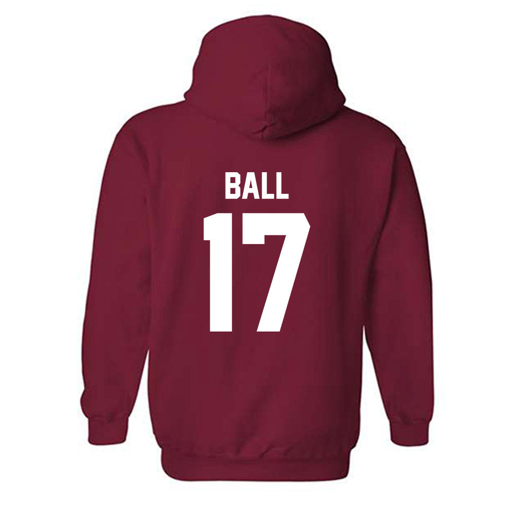 Arkansas - NCAA Women's Soccer : Kennedy Ball - Classic Shersey Hooded Sweatshirt-1