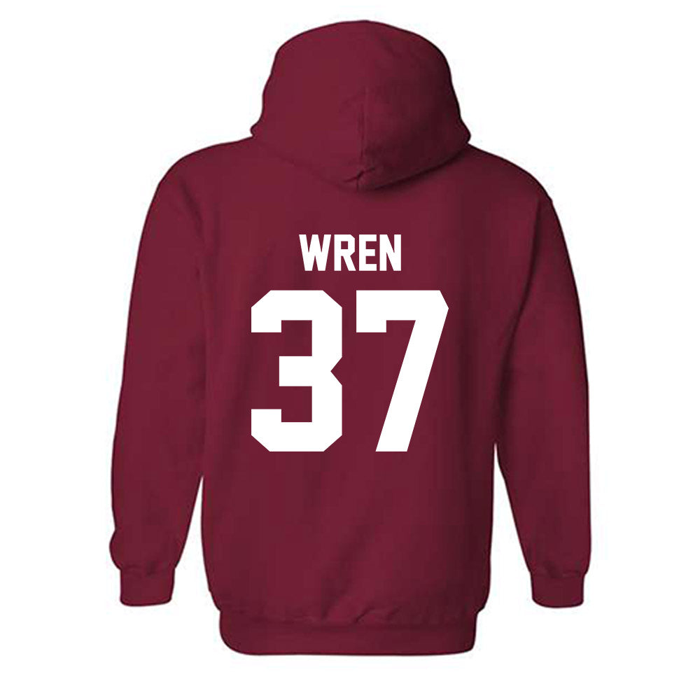 Arkansas - NCAA Baseball : Grant Wren - Classic Shersey Hooded Sweatshirt-1