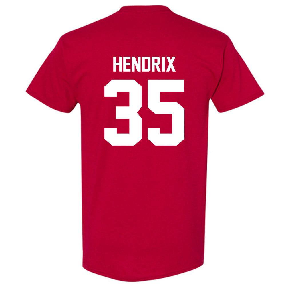 Arkansas - NCAA Football : Hutson Hendrix - Classic Shersey T-Shirt-1