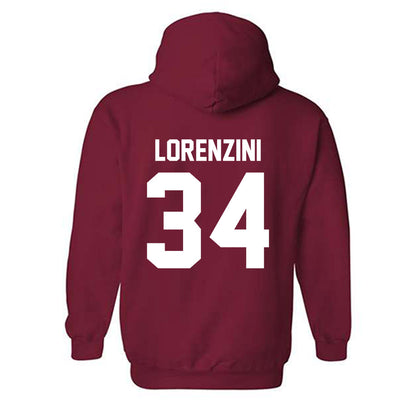 Arkansas - NCAA Baseball : Joey Lorenzini - Classic Shersey Hooded Sweatshirt-1