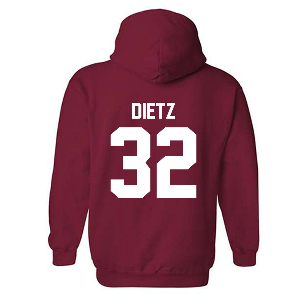 Arkansas - NCAA Baseball : Hunter Dietz - Classic Shersey Hooded Sweatshirt