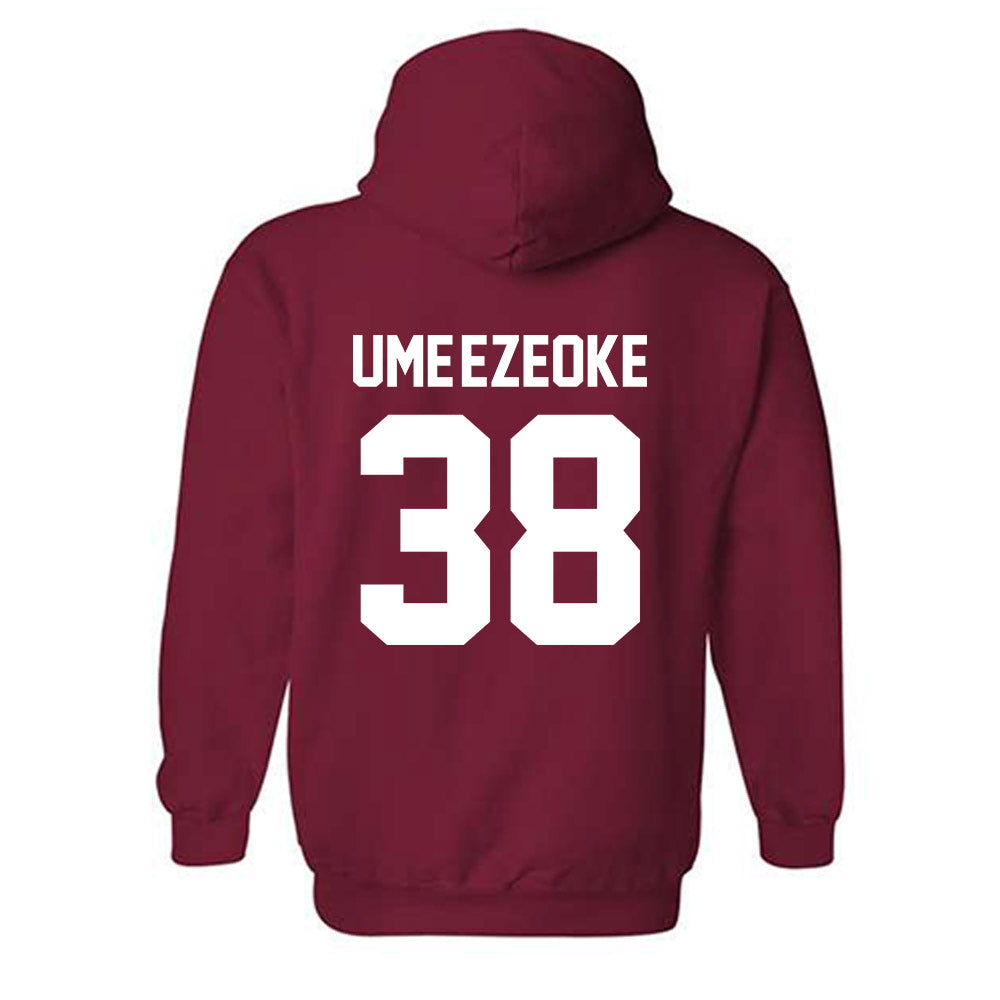 Arkansas - NCAA Football : Bradley Ume-Ezeoke - Classic Shersey Hooded Sweatshirt-1