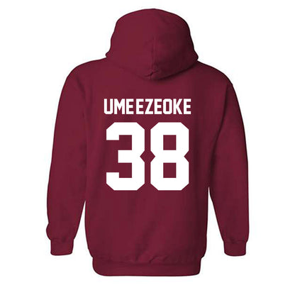 Arkansas - NCAA Football : Bradley Ume-Ezeoke - Classic Shersey Hooded Sweatshirt-1