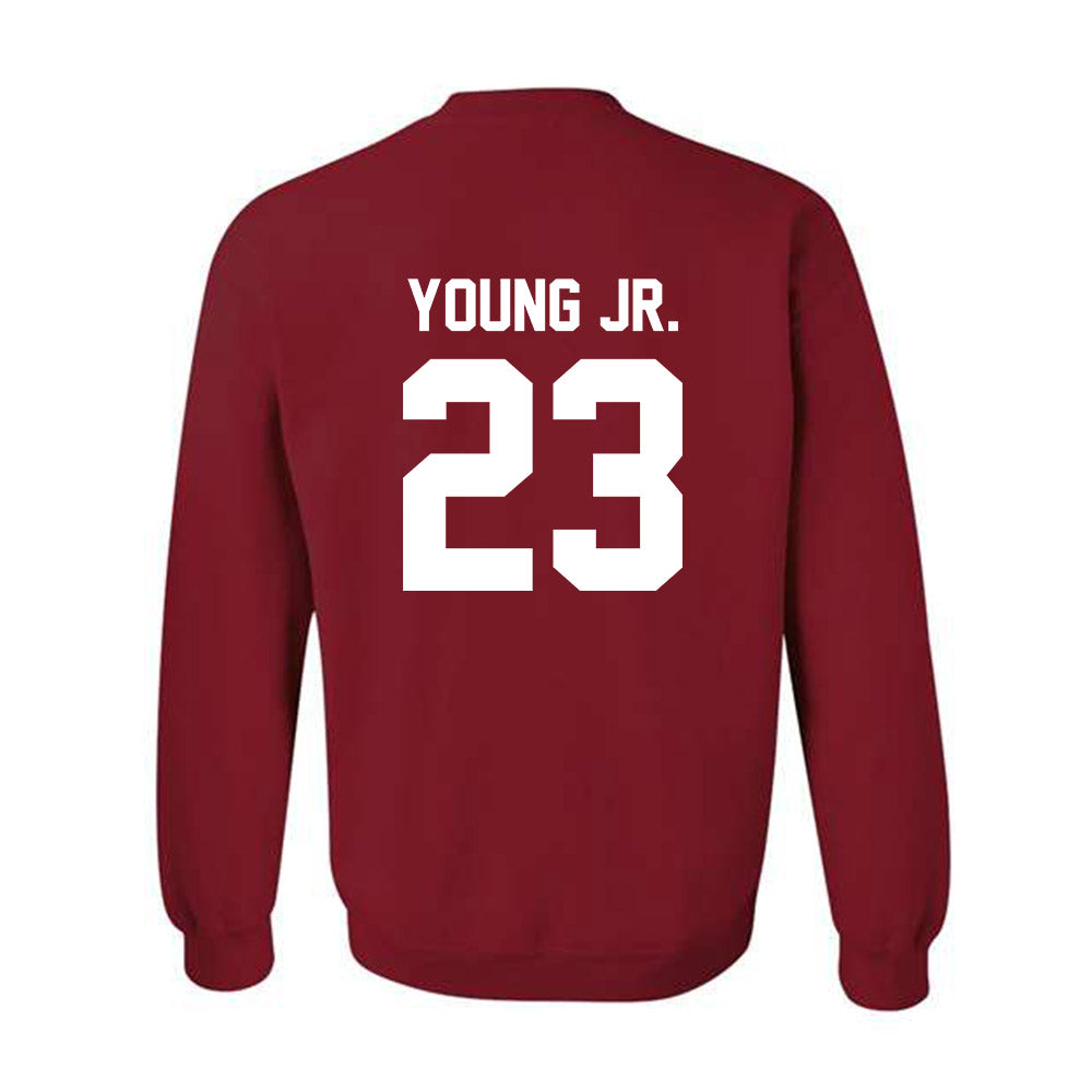 Arkansas - NCAA Football : Kevin Young Jr. - Classic Shersey Crewneck Sweatshirt-1