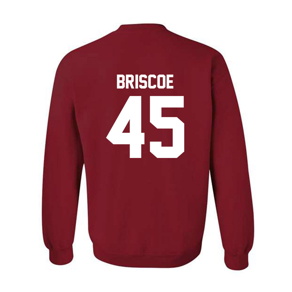 Arkansas - NCAA Baseball : Tye Briscoe - Classic Shersey Crewneck Sweatshirt-1